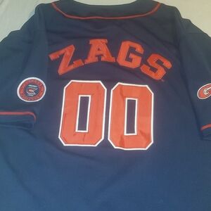 Colosseum Navy and Red Athletic Jersey